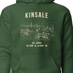 Cork Kinsale Hoodie — close-up of front artwork