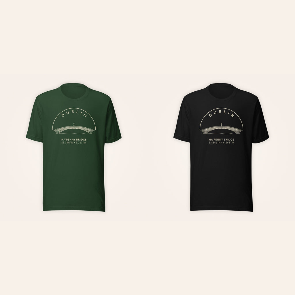 Dublin Ha’penny Bridge T-shirt available colors