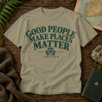 Good People Make Places Matter Ireland T-Shirt — Sandstone