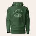 Kerry Skellig Michael hoodie front view on warm ivory background