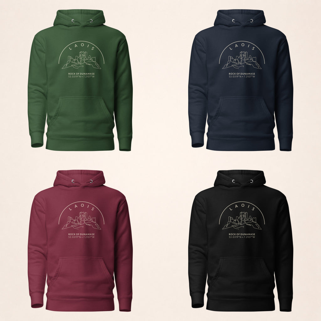 Laois Rock of Dunamase Hoodie available colours