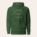 Monaghan Lough Muckno hoodie front view on warm ivory background