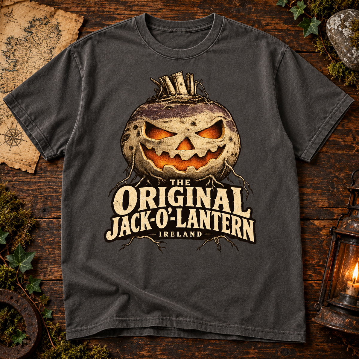 The Original Jack-O'-Lantern Ireland T-Shirt — Pepper