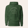 Tipperary Rock of Cashel hoodie front view on warm ivory background