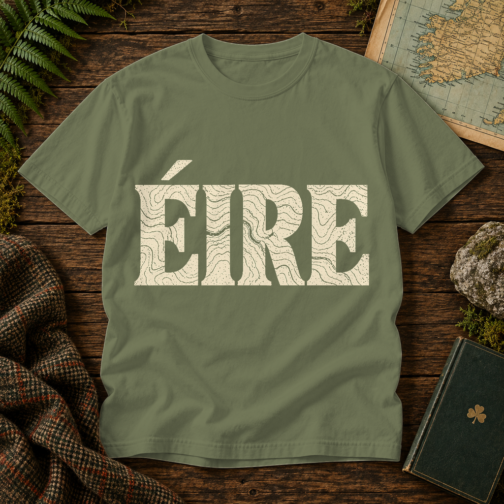 Éire Contour T-Shirt — Moss