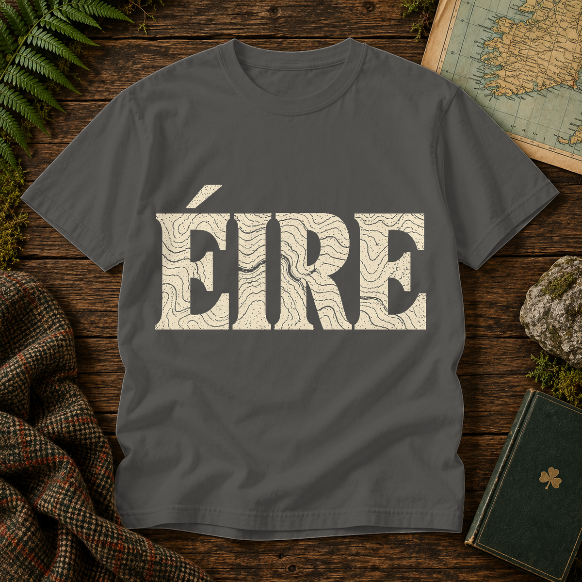 Éire Contour T-Shirt — Pepper