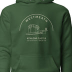 Westmeath Athlone Castle hoodie chest design detail